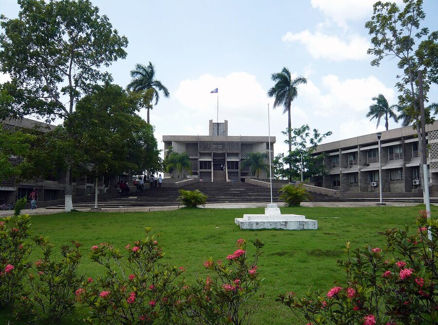 Belmopán National Assembly brutalist building