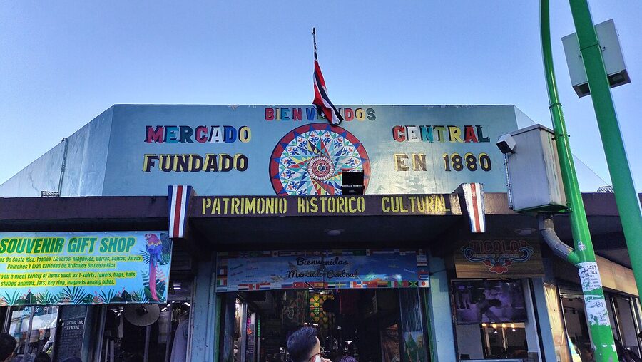 Mercado Central San Jose Costa Rica entrance