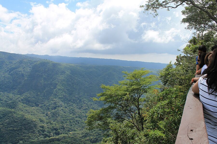 Mirador in El Imposible National Park cloud forest, El Salvador