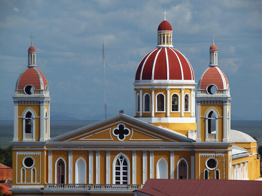 Granada Nicaragua cathedral exterior