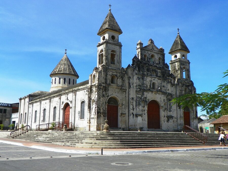 Colonial church in Nicaragua