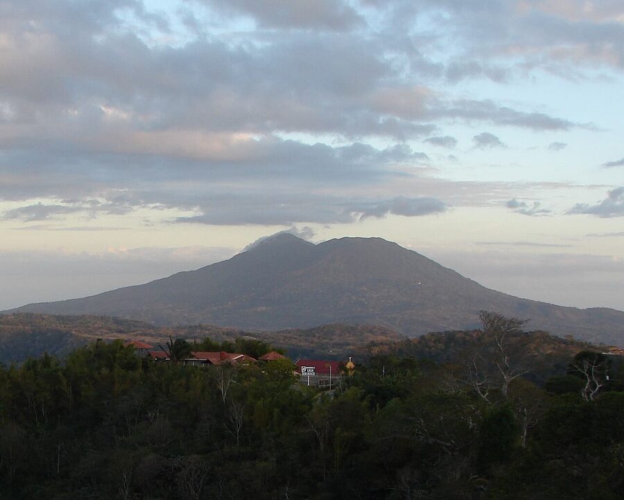 Volcan Mombacho seen from Laguna de Apoyo