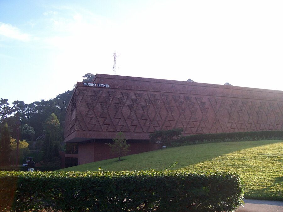 Exterior of Museo Ixchel del Traje Indígena in Zona 10 Guatemala City