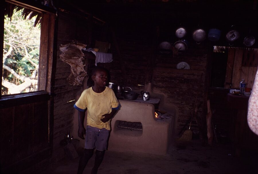 Garifuna home on the Honduras Caribbean coast