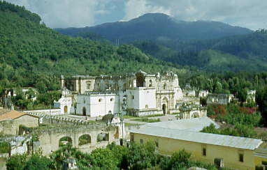 Iglesia de San Francisco facade in Antigua Guatemala