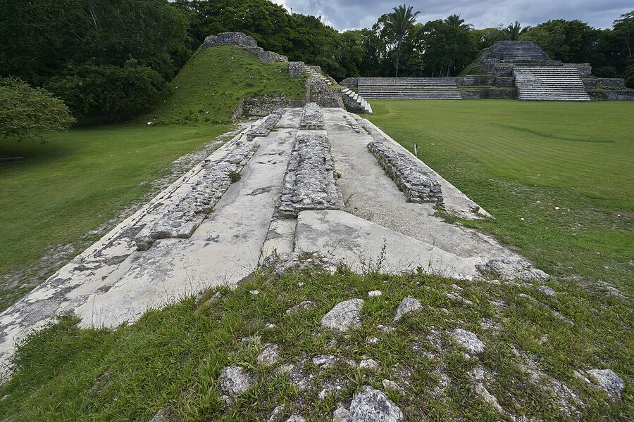 Altun Ha pyramid in Belize, near Belize City