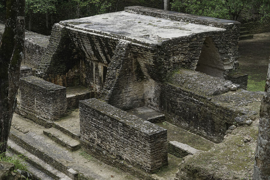 Cahal Pech ruins on the edge of San Ignacio, Belize