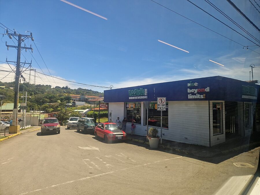 Main street of Santa Elena Costa Rica