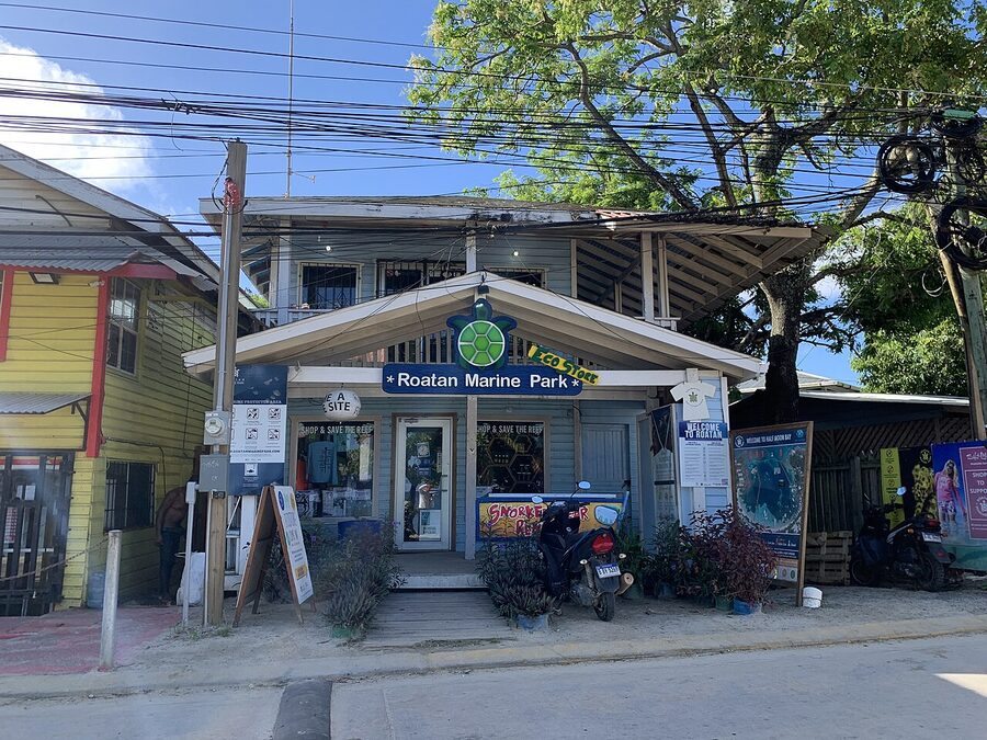 Roatán Marine Park visitor centre West End