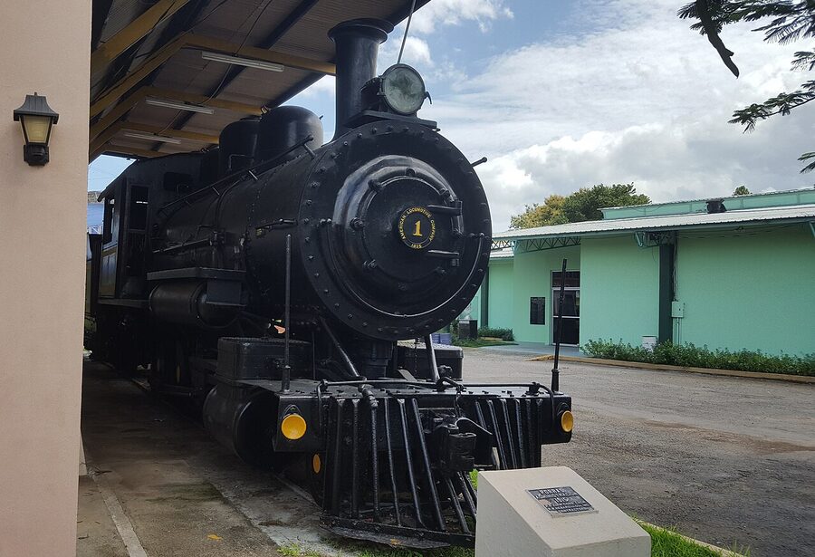 Ferrocarril de Chiriqui historic locomotive, David