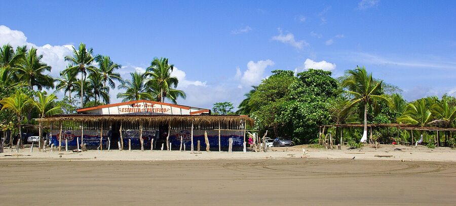 Las Lajas beach Pacific coast, Chiriqui Panama
